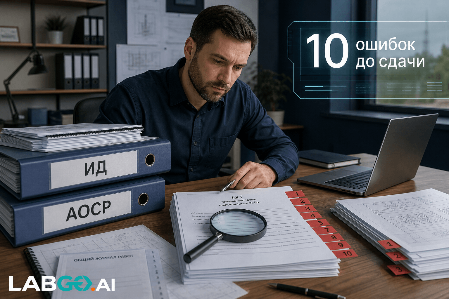 Десять ошибок в АОСР, которые находят до сдачи