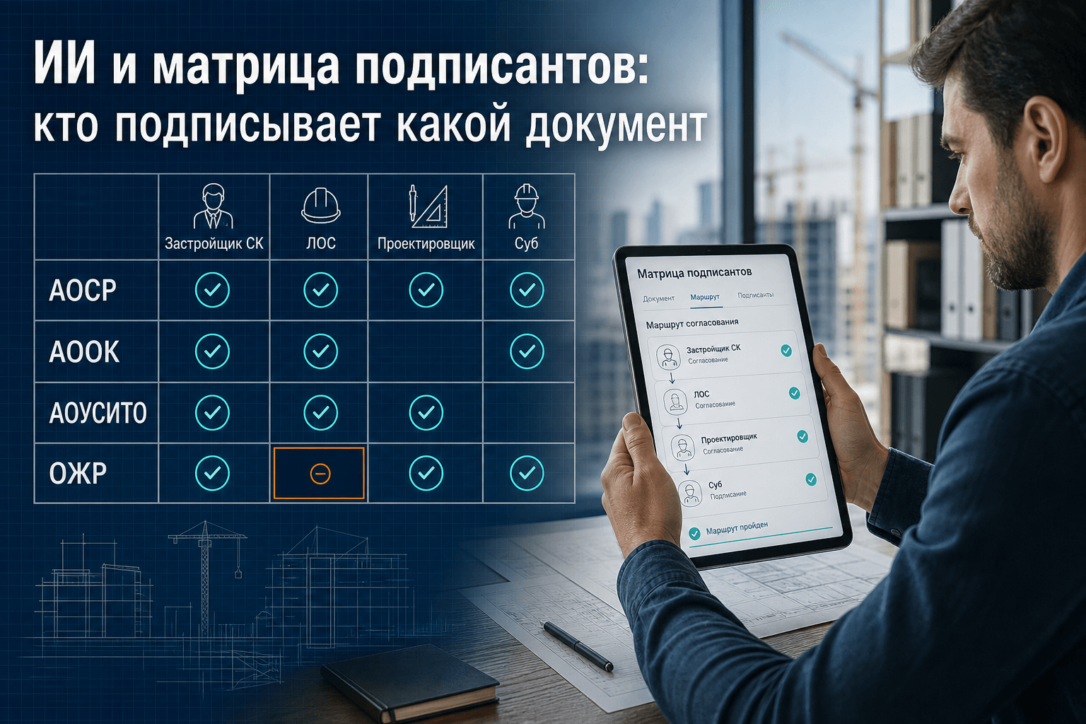 ИИ и матрица подписантов: кто подписывает какой документ