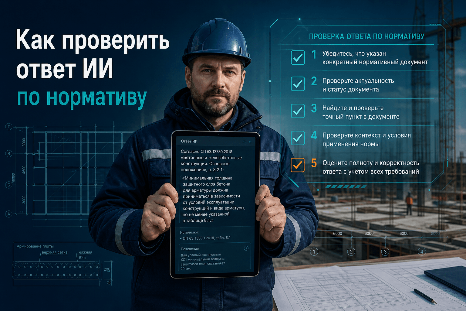 Как проверить ответ ИИ по нормативу: методика верификации