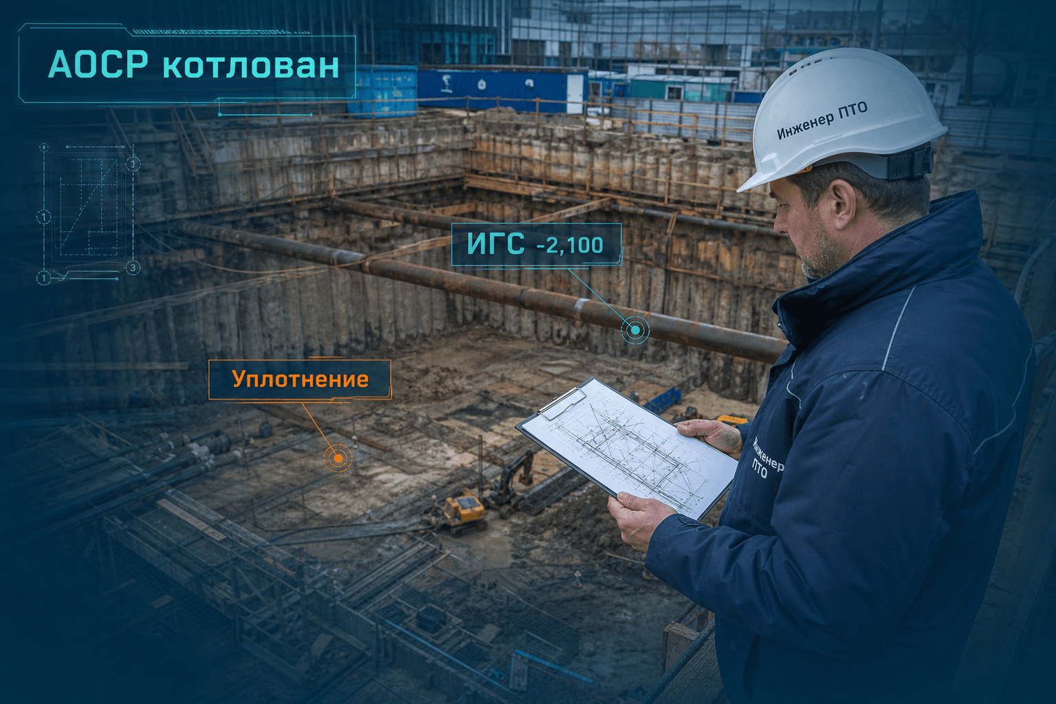 Комплект ИД на земляные работы: перечень и порядок для ПТО