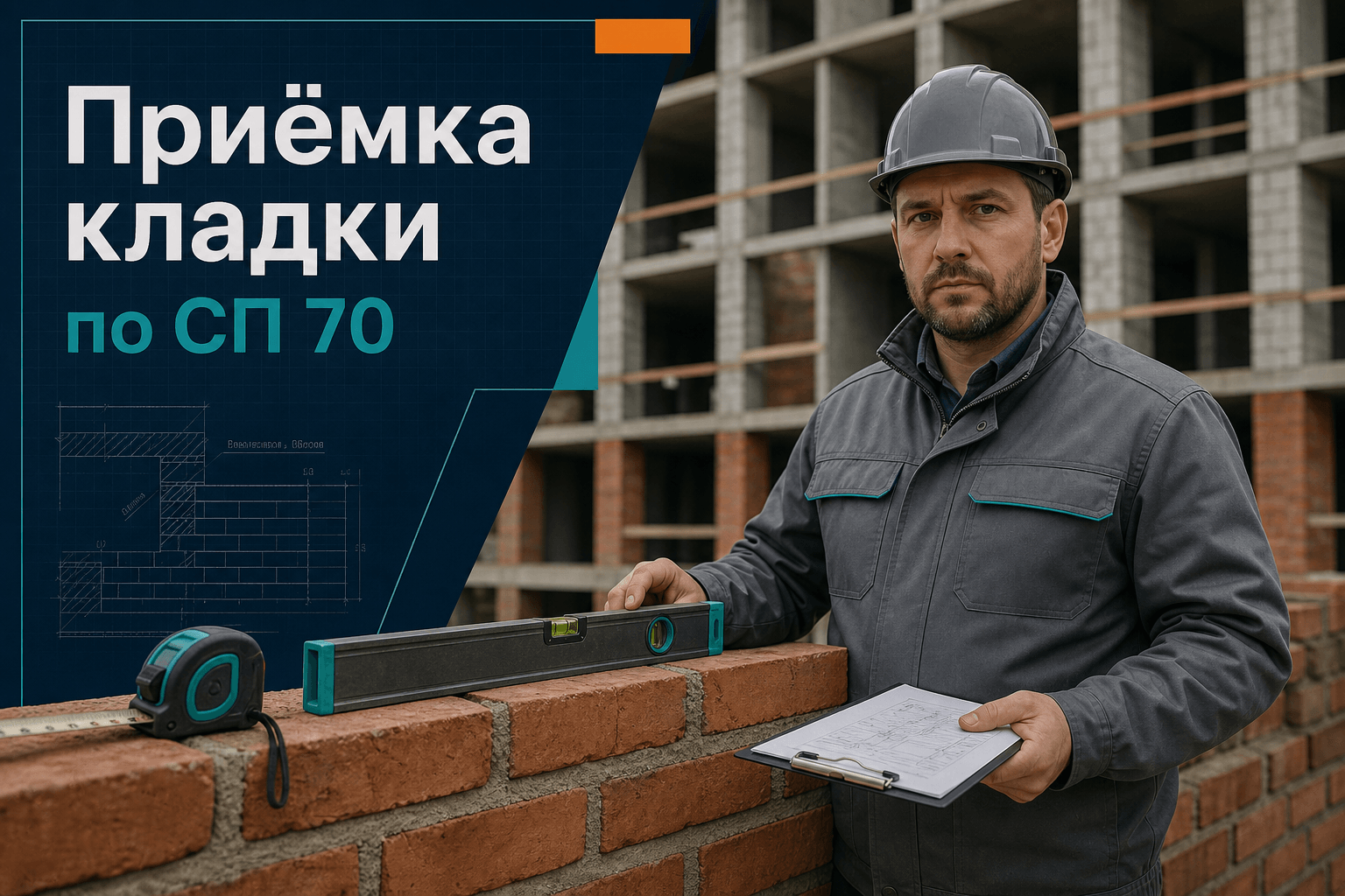 Приёмка каменной кладки по СП 70: что фиксировать в исполнительной документации