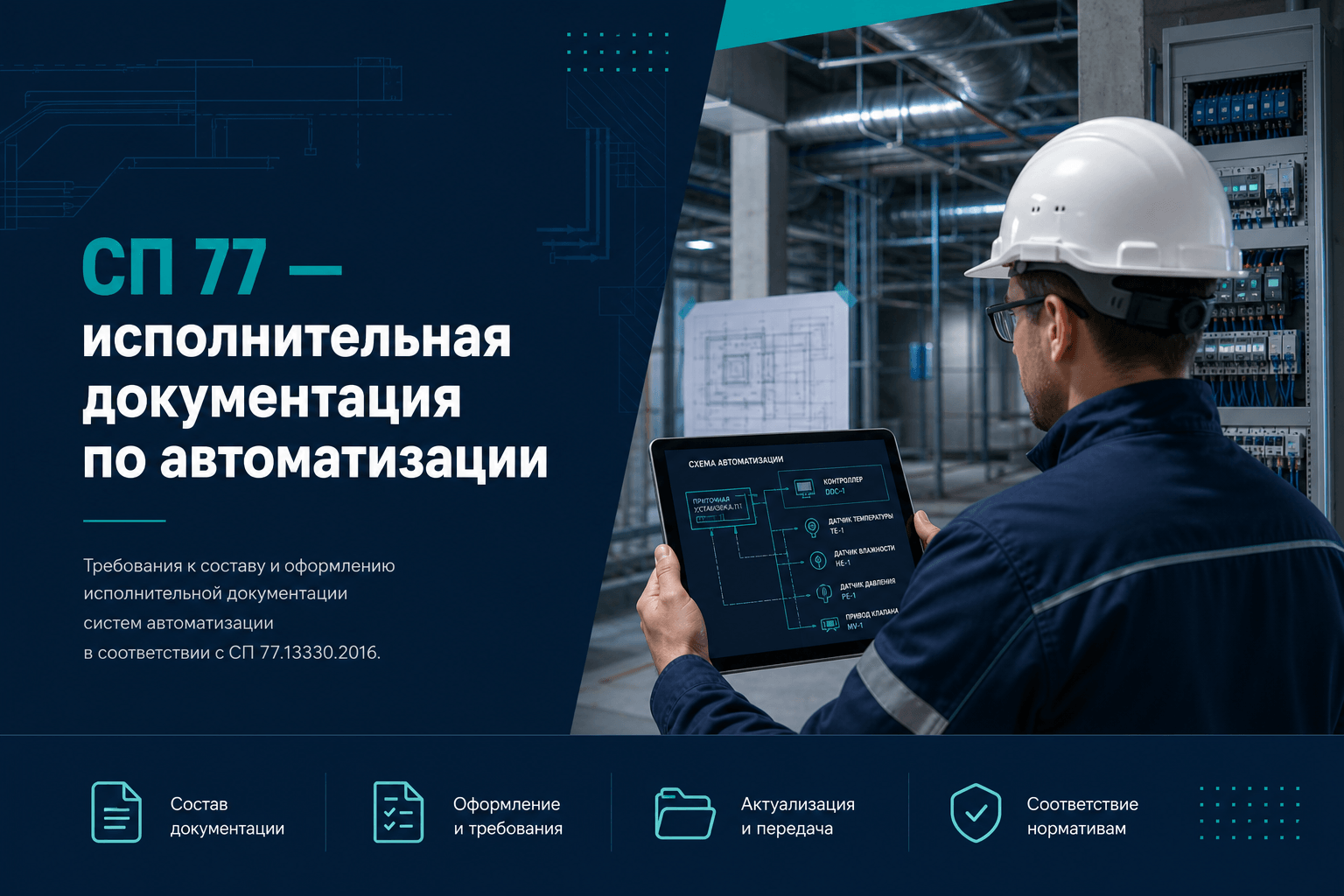 СП 77: исполнительная документация по системам автоматизации