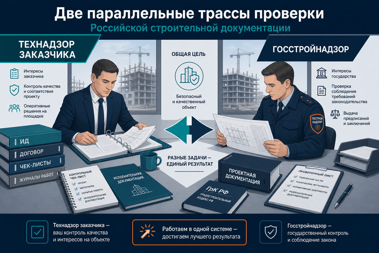 Замечания технадзора заказчика: чем отличаются от стройнадзора