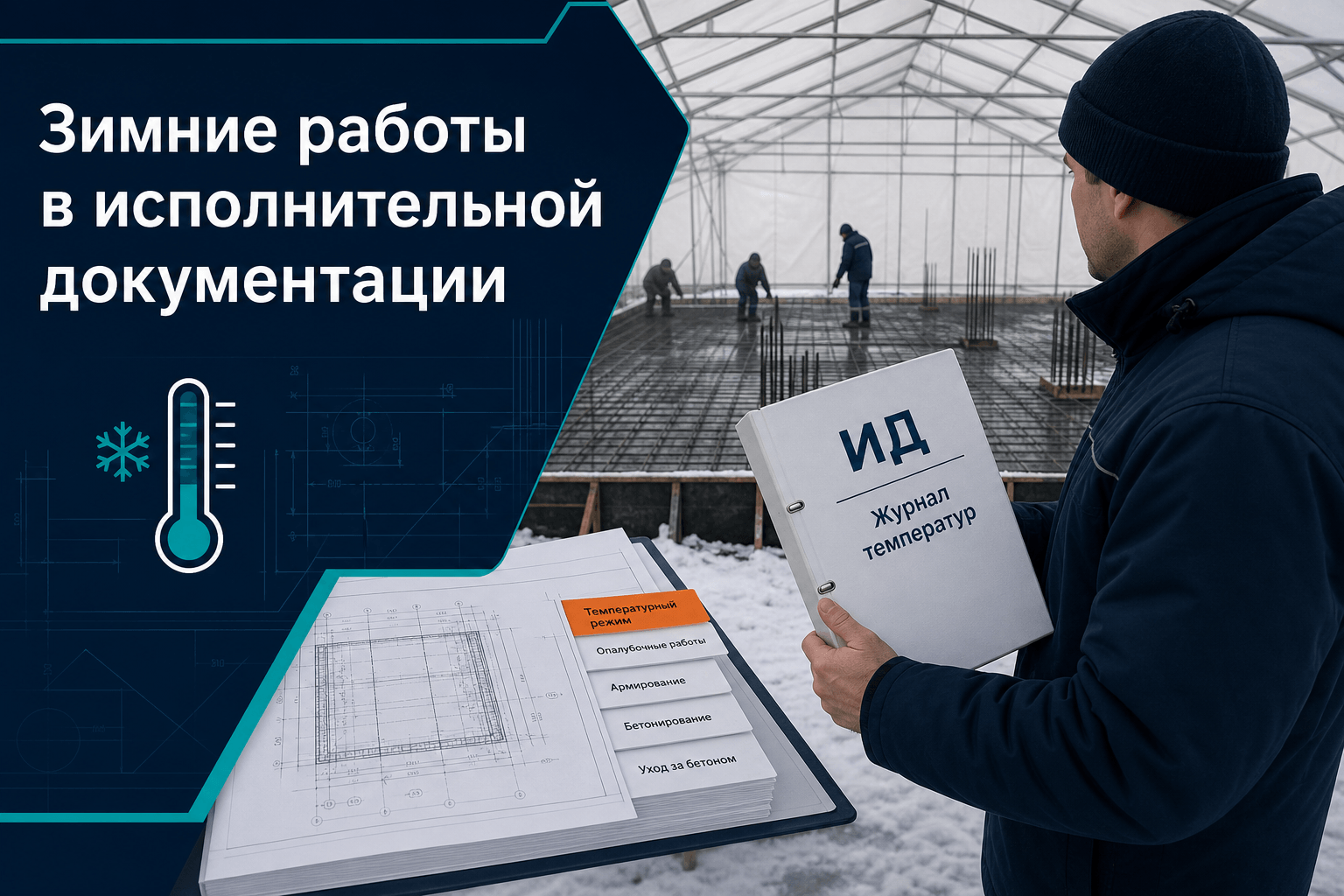 Зимние работы: что дополнительно фиксировать в ИД