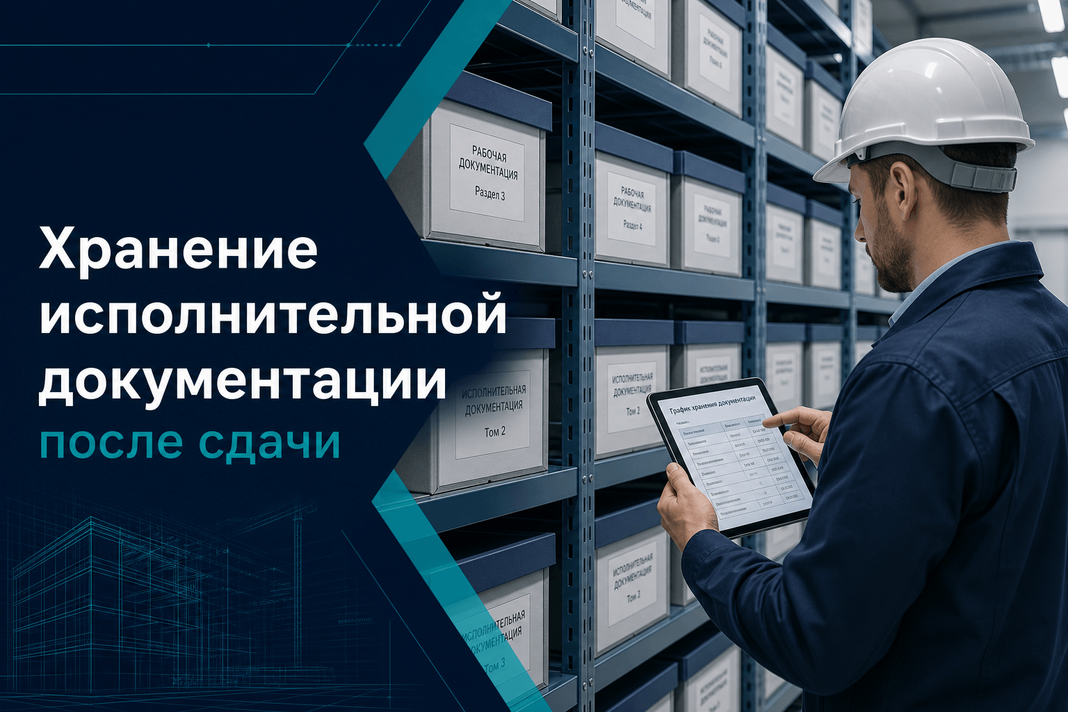 Хранение ИД после сдачи: сроки, форматы и требования к архиву