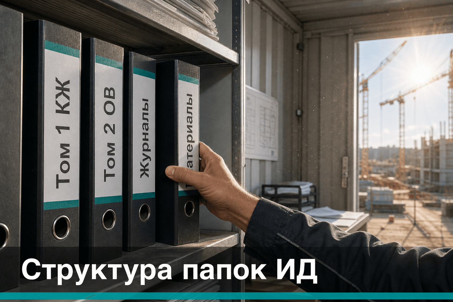 Структура папок исполнительной документации под сдачу объекта
