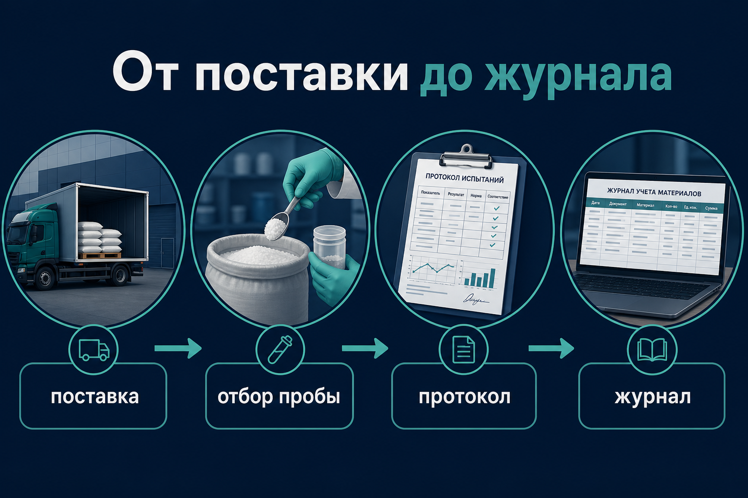 От поставки до журнала