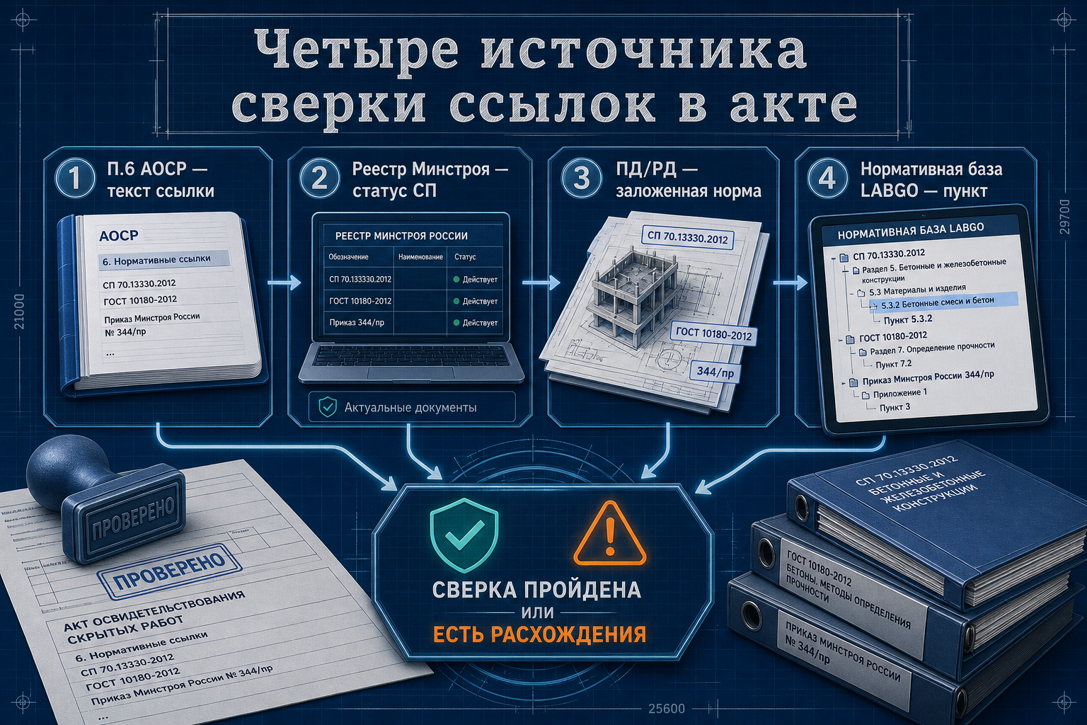 Четыре источника проверки ссылок на нормативы