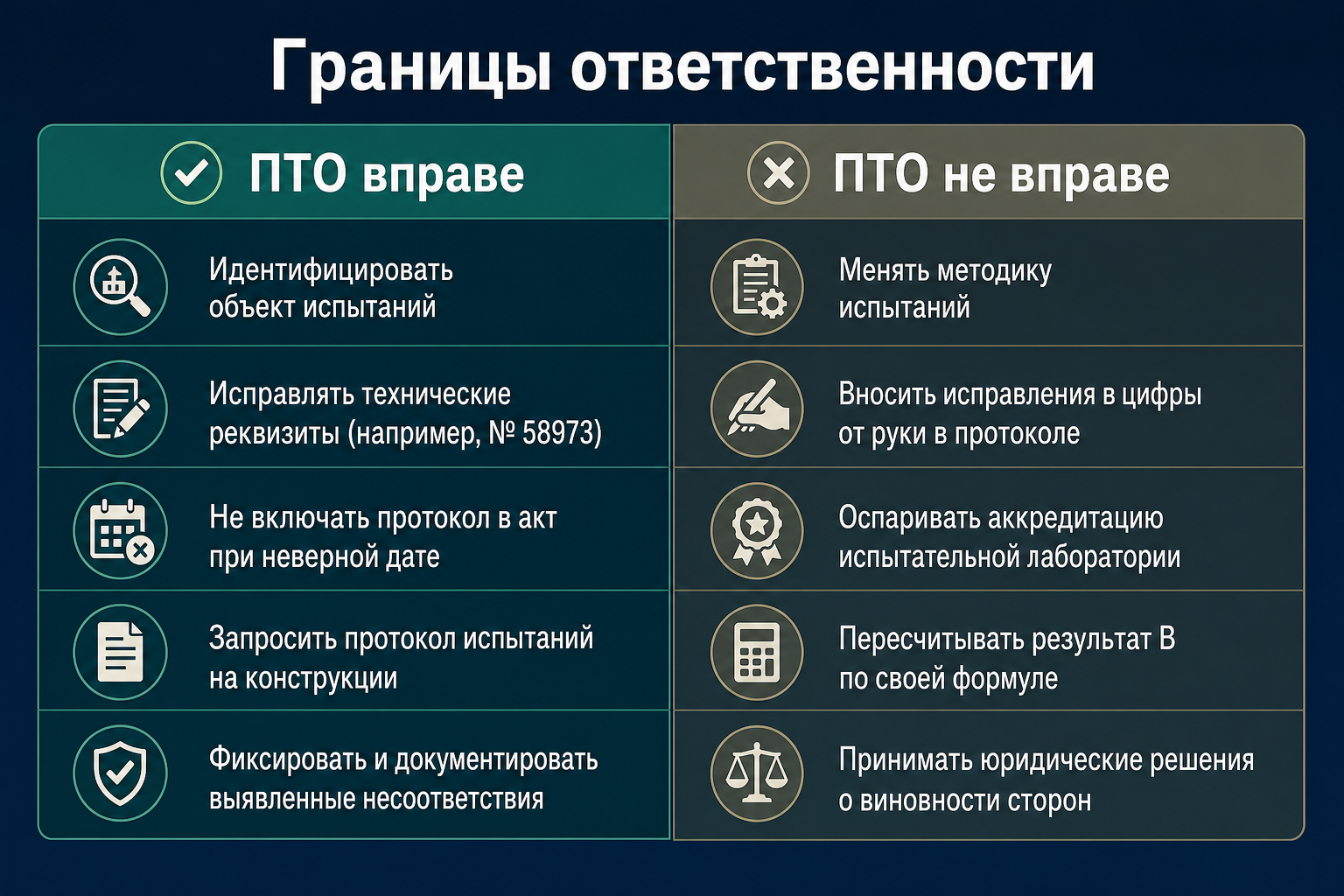 ПТО вправе и не вправе при проверке протокола