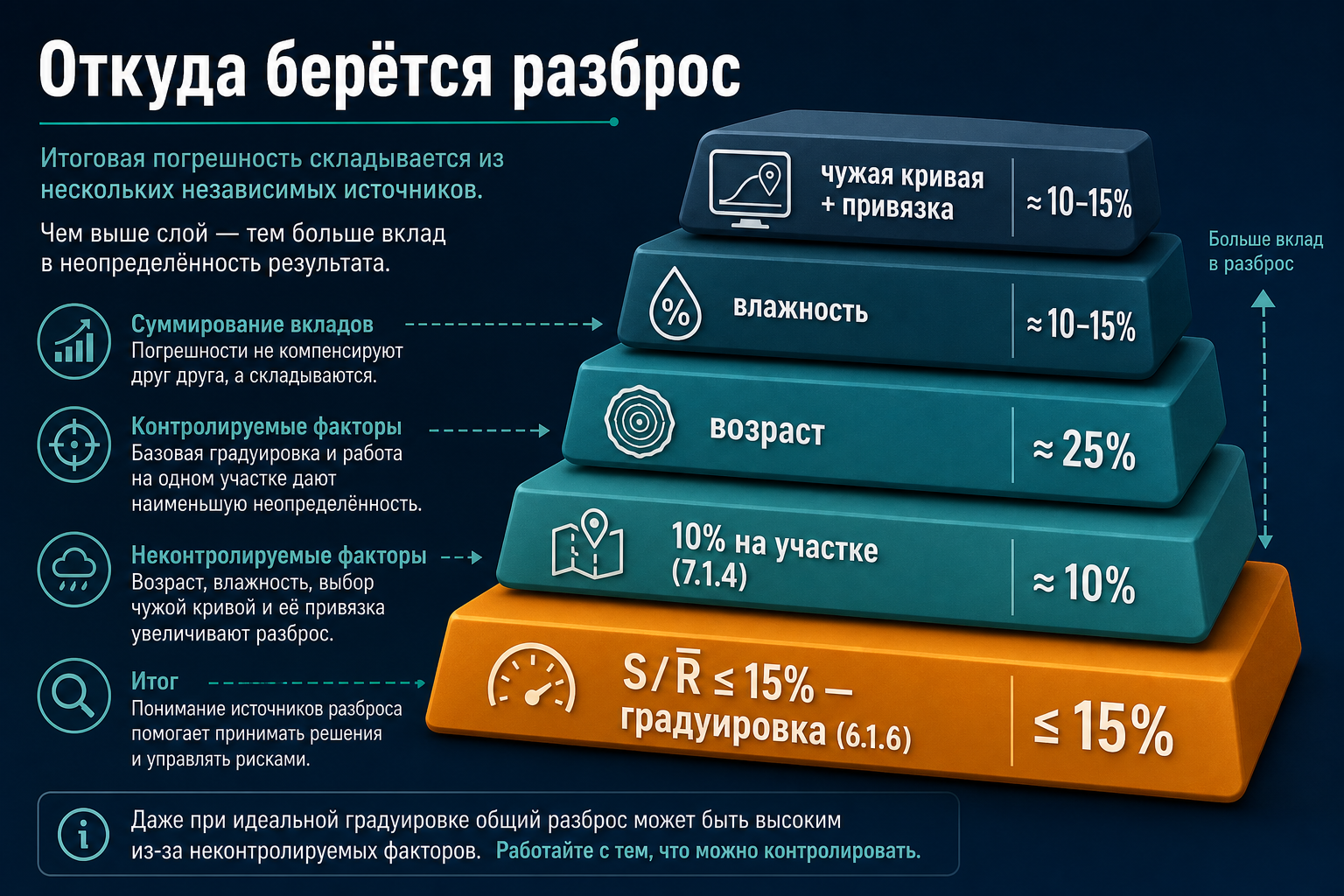 Источники погрешности косвенного НК