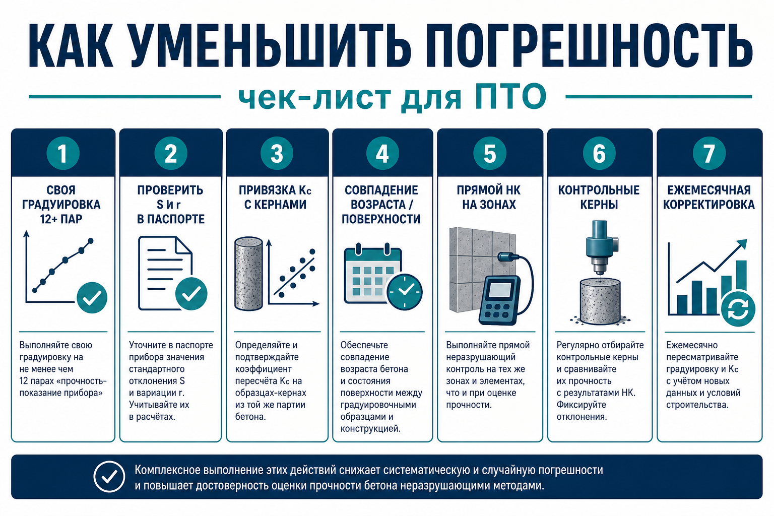 Как снизить погрешность косвенного НК