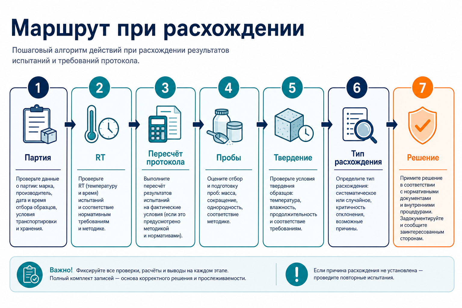Маршрут ПТО при расхождении паспорта и протокола