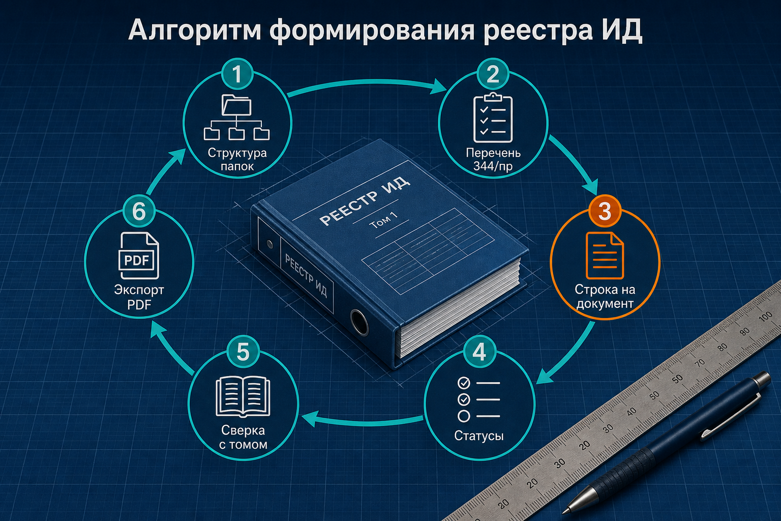 Алгоритм формирования реестра ИД