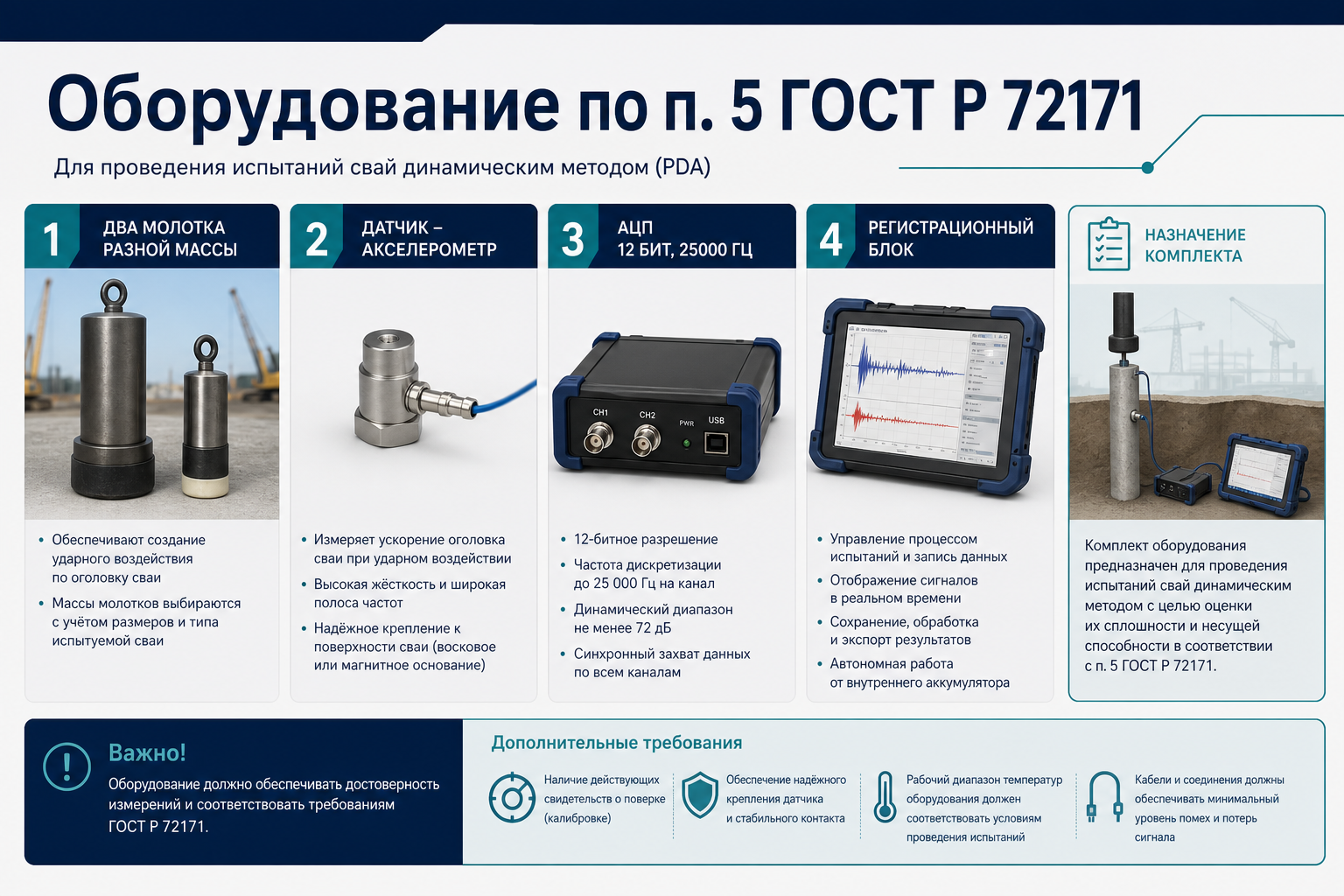 Чеклист оборудования по п. 5 ГОСТ Р 72171