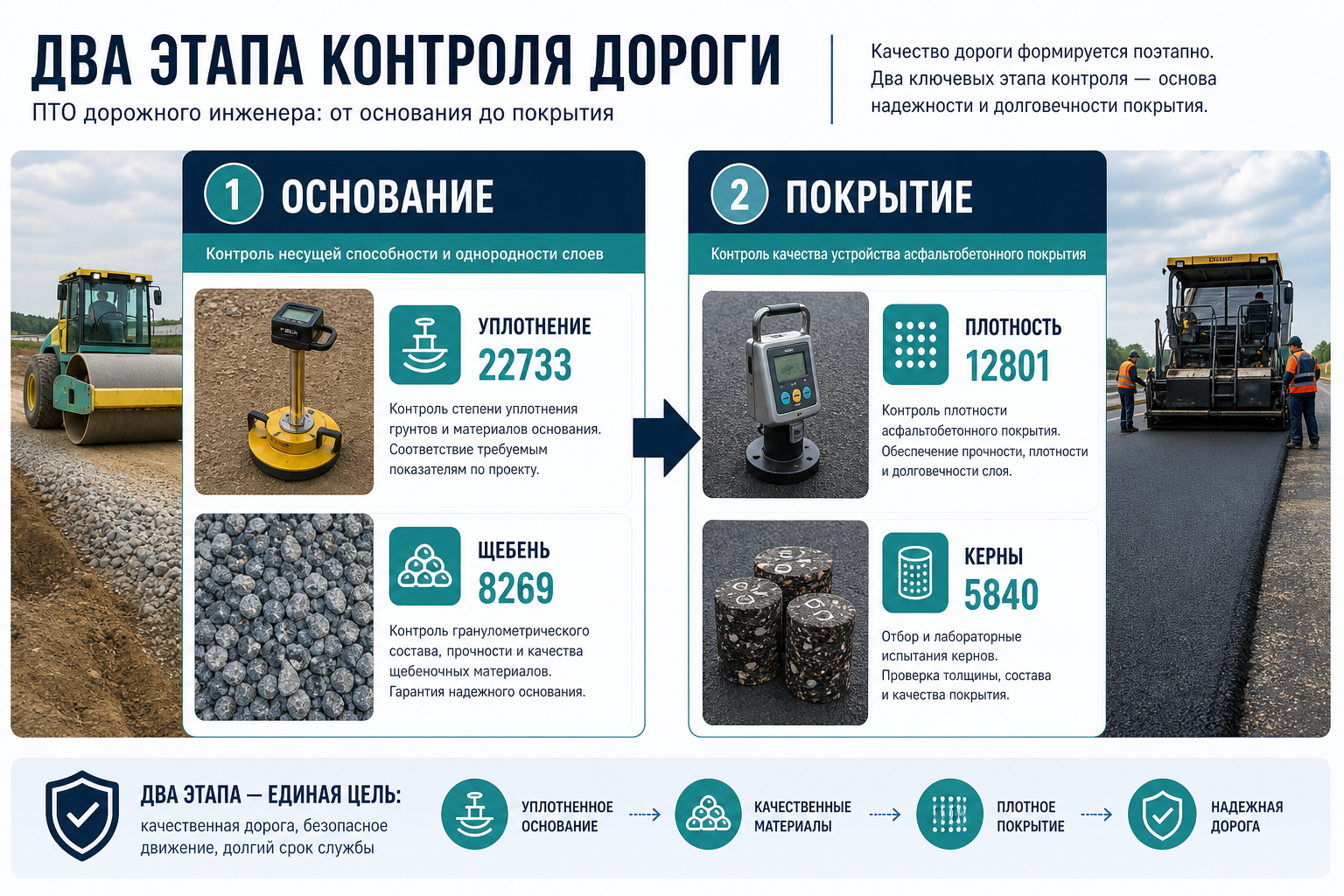 Основание и асфальт — маршрут ПТО