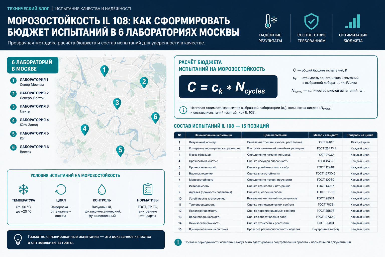 Морозостойкость — города и ИЛ