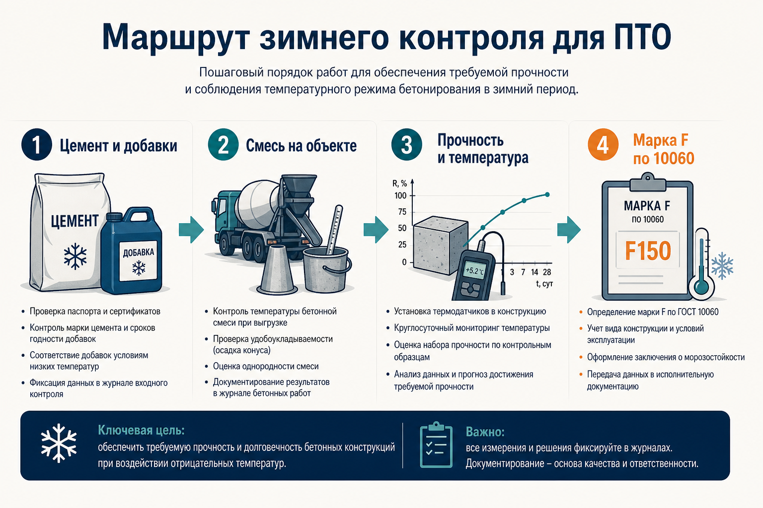 Маршрут зимнего контроля для ПТО
