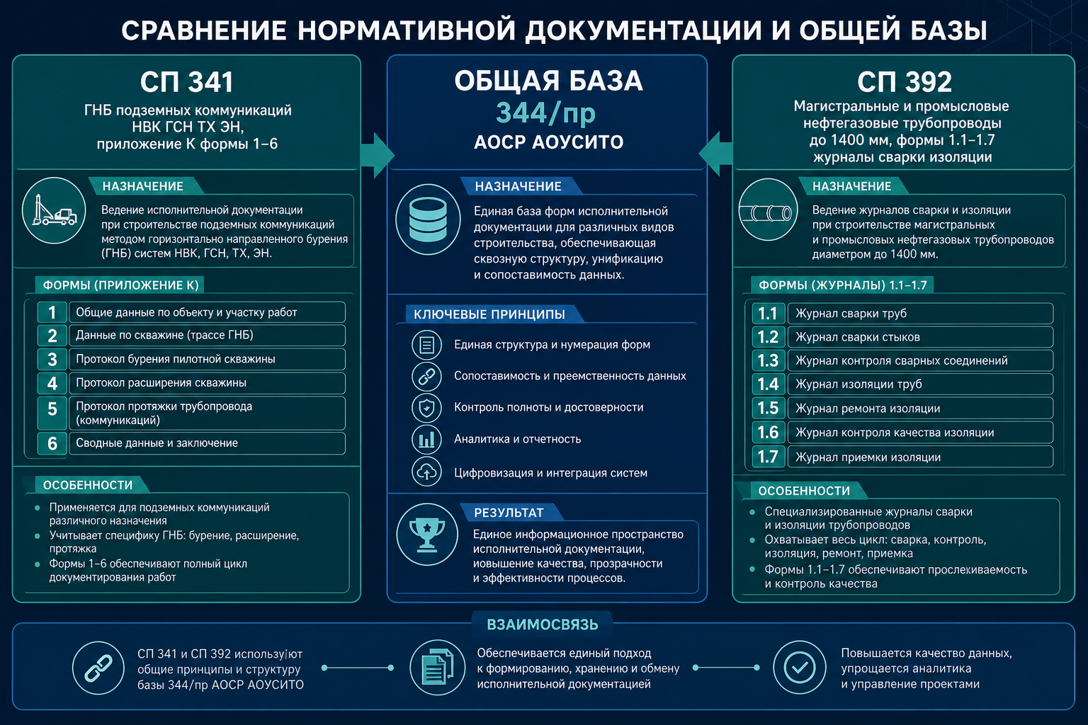 СП 341 ГНБ vs СП 392 магистральные трубопроводы