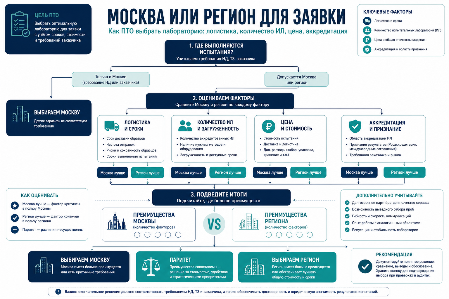 Москва или регион для заявки