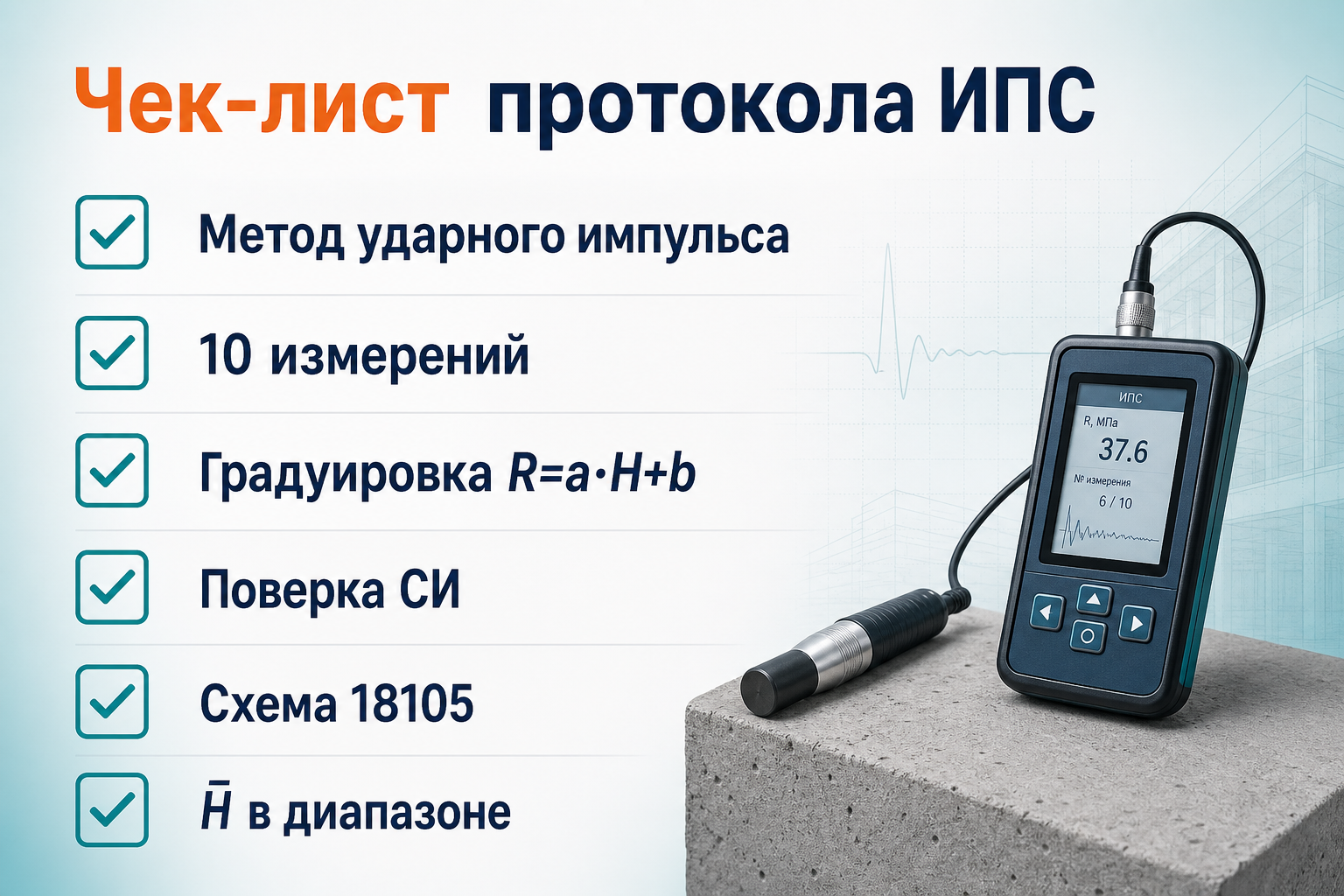 Чек-лист проверки протокола ИПС для инженера ПТО